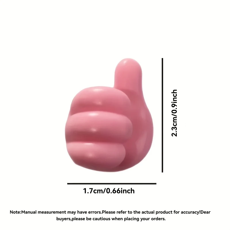 5Pcs 엄지 모양의 홀더 안경 케이블 전원 코드 충전 라인 자체 접착 미니 후크 스토리지 주최자 가제트 자동차 액세서리