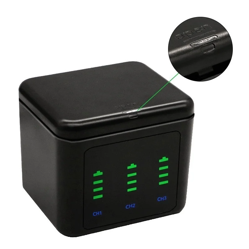 Camera Battery Rechargeable Battery Charger 2800mAh Battery Charger Battery Storage For GoPro Hero 11 10 9 Accessories