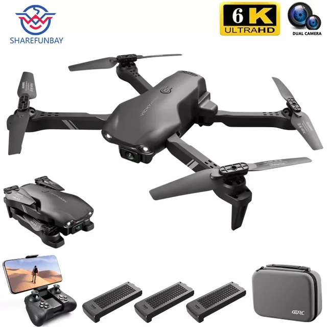 2022 NEW V13 Mini Drone 4k professional HD Dual Camera WiFi Fpv Drone Foldable Quadcopter Real-time transmission Helicopter Toys 1
