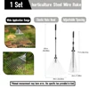 Garden Leaf Rake Expandable Cleaning Leaves Sticks and Debris Telescoping Handle Lightweight for Flower Beds Roof Gardening Yard 1