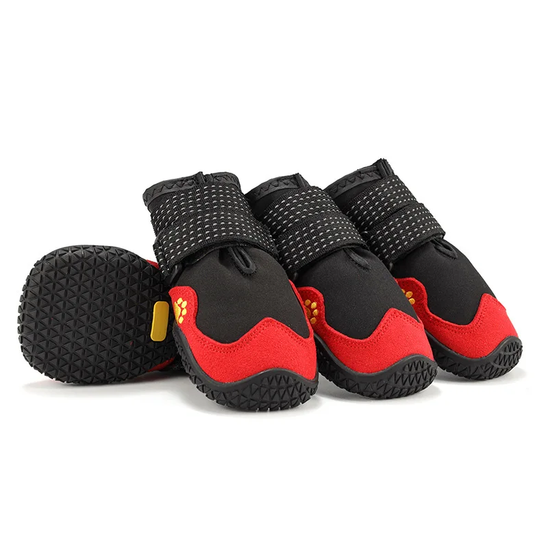 Topfight Pet Snow - Botas de lluvia para perros antisalpicaduras y reflectantes nocturnos, protector de calzado transpirable para gatos pequeños y cachorros