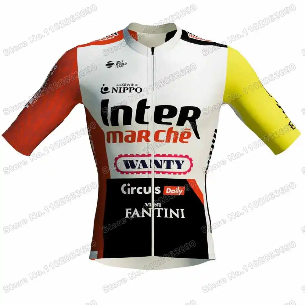 Cycling Jersey Set Cycling Jersey Cycling Shirt Cycling Suit Team Wanty Summer Cycling Clothing Men Short Sleeve Kit Road Bike Shirt Bib Shorts MTB Wear