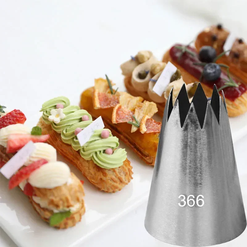 Set 9 Beccucci Per Pasticceria Grandi In Acciaio Inox 304: Ugelli Numerati Per Decorazione Torte, Muffin E Crema, Con Scatola Regalo Trasparente