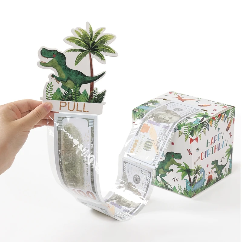 Birthday Money Gift Boxes with Pull-Out Happy Birthday Card, Fun Cash Surprise Packagin... - SKU MGB01127 - UGI Packaging
