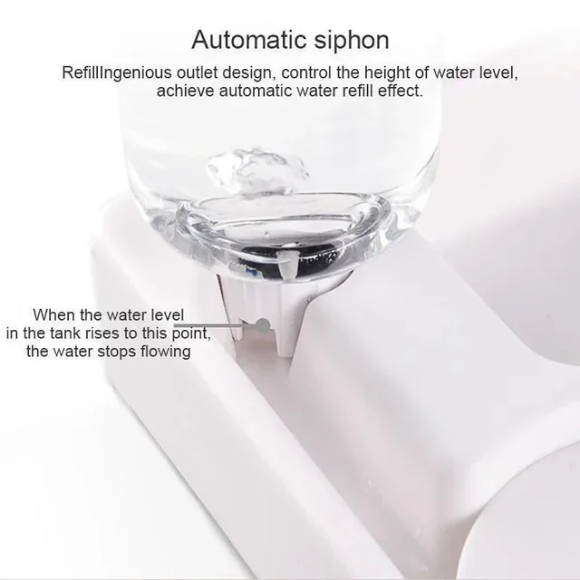 Dog Bowl Pet Automatic Feeder Dog Cat Drinking Bowl Feeding Dispenser Pet Supplies 5
