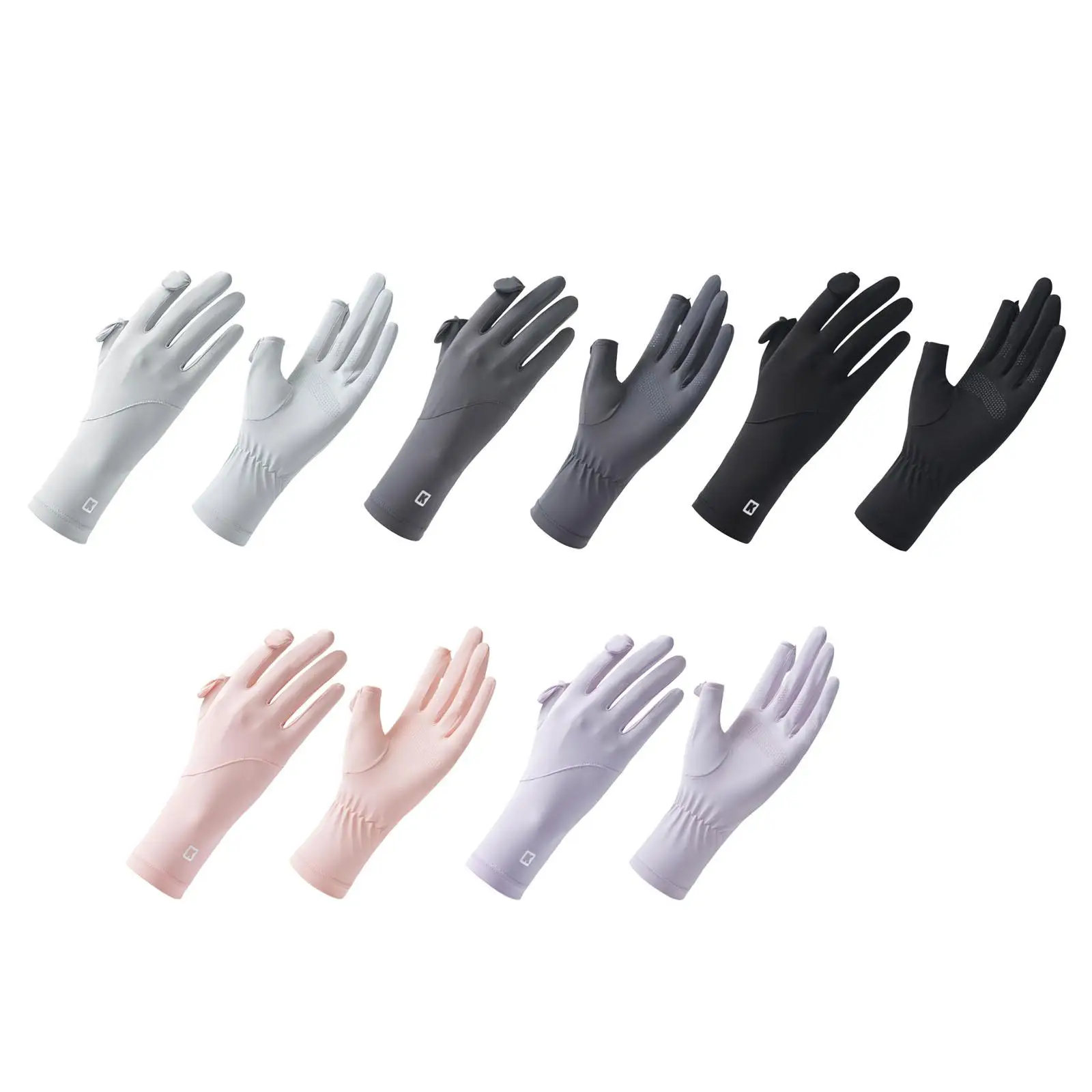 Sun Protection Gloves for Women Sunblock Gloves Summer Non Slip Extended Wrist Driving Gloves for Cycling Outdoor Activities