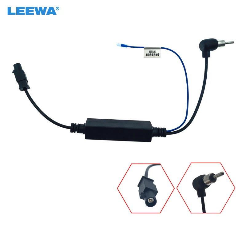 LEEWA-Car-Radio-Antena-Adaptador-A-reo-Bent-Plug-Cabo-Fakra-Conector ...