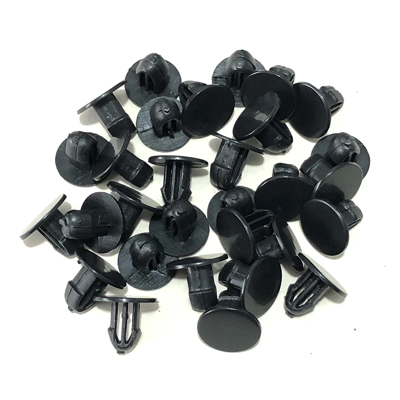 100pcs Auto Plastics Fastener Rubber Weatherstrip Clips For