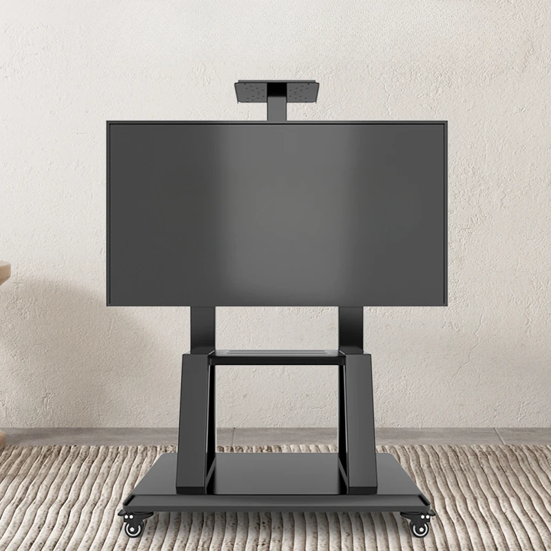 Mobile Tv Stan Per 55/65/75/86/98 Pollici Conferenza Educazione Macchina Integrata Carrello Con Ruote Montato A Pavimento