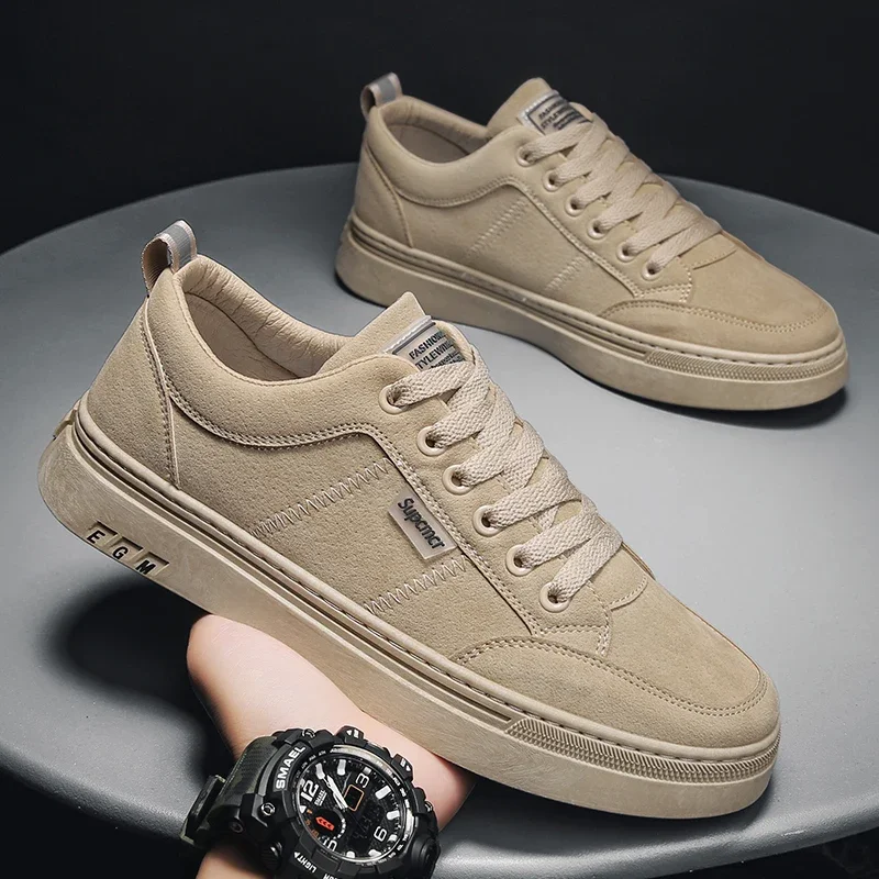 2024 Leather Casual Men Shoes Design Sneakers Man Comfortable Men Loafers Hot Sale Moccasins Driving Board Shoe