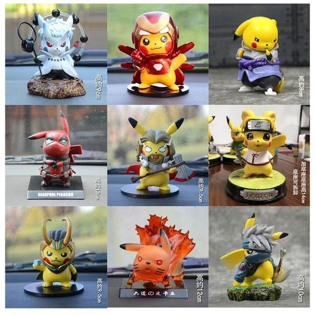 Anime Pokemon Pikachu COS Deadpool Figuren Puppen Modell Charakter  Dekoration Spielzeug Sammlung Kinder Geschenke - AliExpress