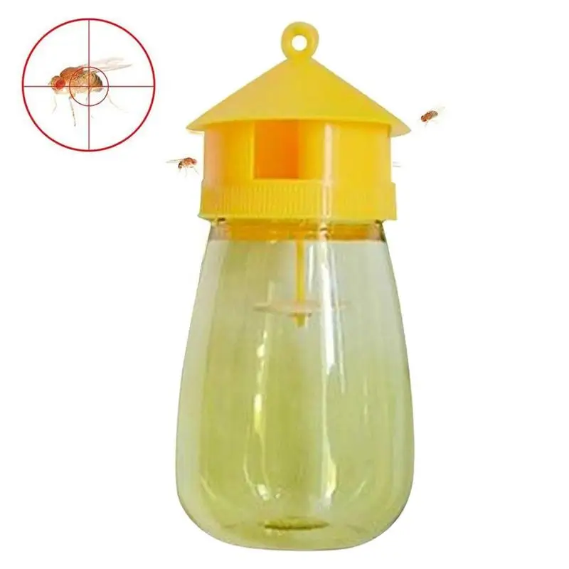 

Wasp Trap Weatherproof Fruit Fly Catcher Effective Flies Control Reusable Wasp Traps For Vegetable Garden Patio Stable Barn