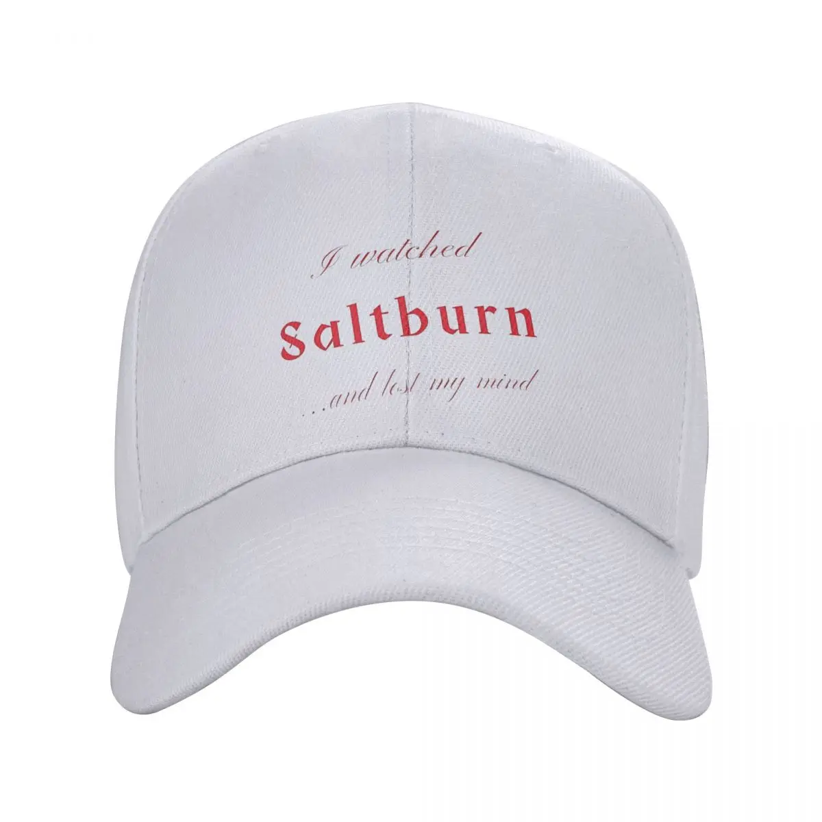 

Saltburn Movie Baseball Cap Men Women Fashion Sun Hats Hats Breathable Polyester Fishing Hat High Quality Caps