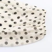 Women Polka Dot Print Blouse Casual High Collar Long Sleeve Lady Top Simple Women's Blouse Female Shirts & Blouses - Image 5
