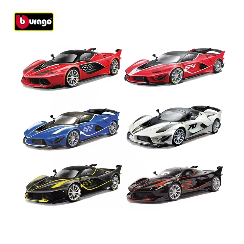 Bburago 1:43 Ferrari Collection Laferrari Enzo 250 458 488 Gtb Alloy Luxury Vehicle Diecast Cars Model Toy Collection Kids Gift 4