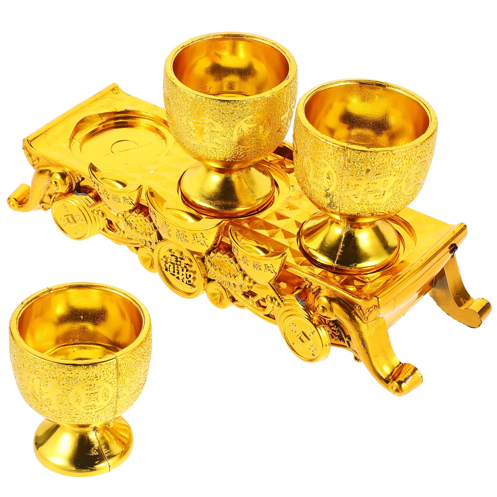 

Decor Temple Worship Cup Glasses Household Offering
