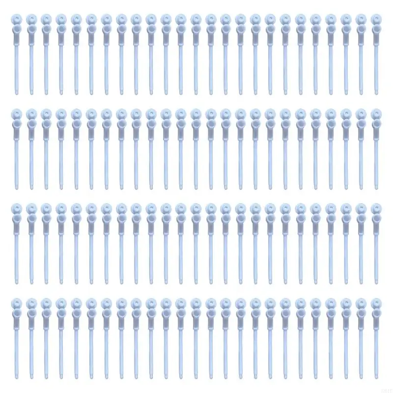 581F Pack Of 100 Windmill Accessory Rods High Strength Plastic Pinwheel For Easy Installation And Longtime Outdoor Use