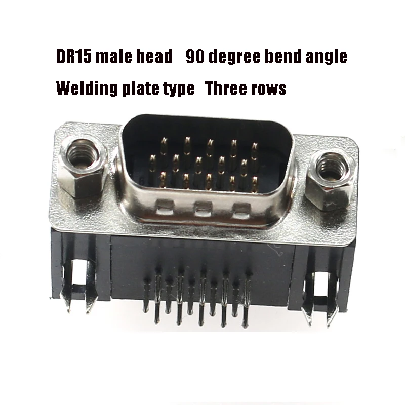 DR9/15 DB Stecker/Buchse, Lötplatine, Plug-in-Platine, 90-Grad-gebogener Fuß/Pin, serielle Schnittstelle, VGA-Buchse, Schweißplattenbuchse – Detail 5