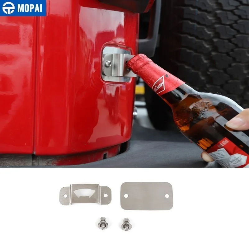 Mopai Car Beer Bottle Opener For Jeep Wrangler Jk Car License Plate Bottle Opener For Wrangler