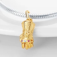 Plata De Ley 925 Silver Marvel Anime Lron Man Deadpool Wolverine Charms Beads Original Women Bracelets Pendant DIY Jewelry Gifts - Image 3