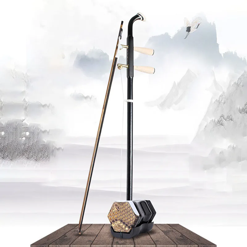 2 String Erhu Adult Beginner Practice Urheen Professional Musical Performance Erhu Traditional Folk Play Stringed Instruments