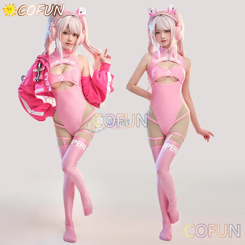 

COFUN Game Goddess Of Victory:Nikke Alice Swimsuit Cosplay Costume Halloween Outfits Women Jumpsuit