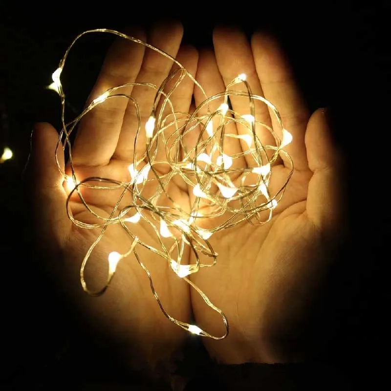 Enchanting Fairy Lights - Battery-Powered String Lights for Festive Decor and Ambiance