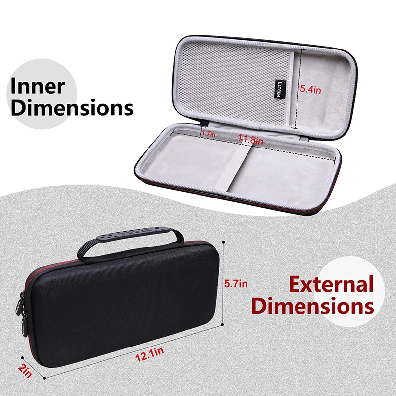 Ltgem-eva Hard Case For Apple Magic Keyboard Carregando Bolsa de Armazenamento Viagem - Imagem 3