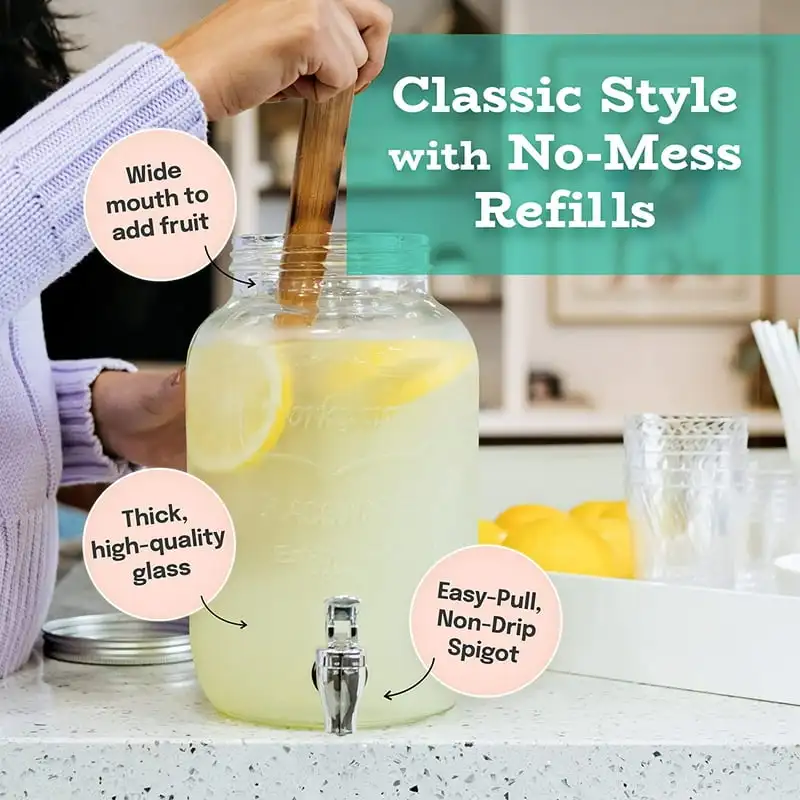 Classic Glass Drink Dispenser