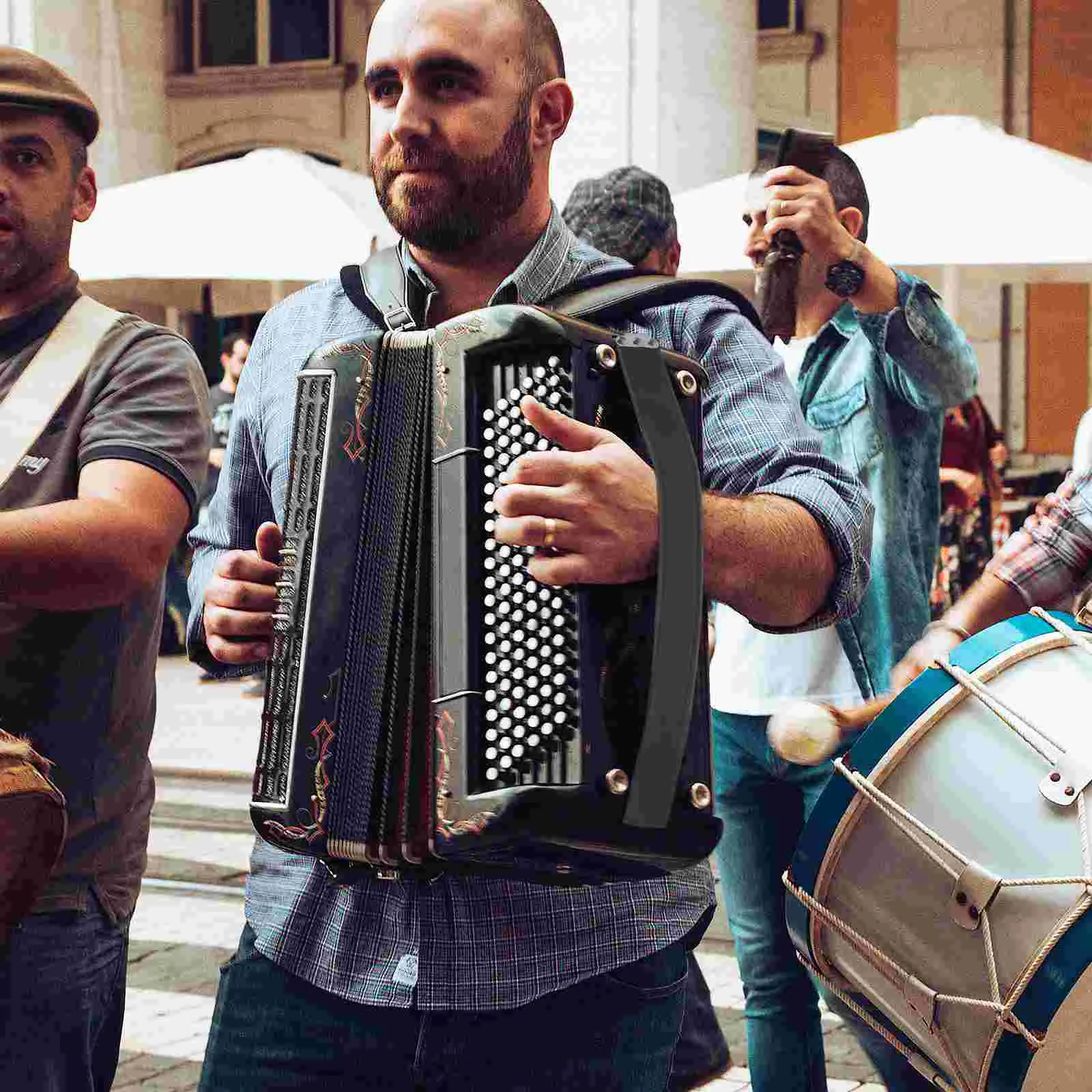 

Accordion Bass Strap Practical Accordion Belt Replacement Accordion PU Strap