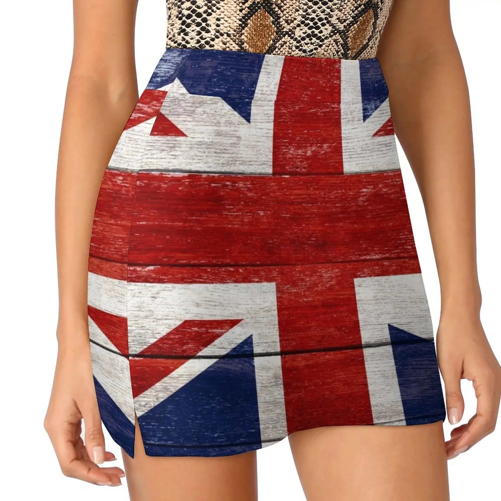 

UK Flag Light proof trouser skirt skirt sets skirts for woman korean style