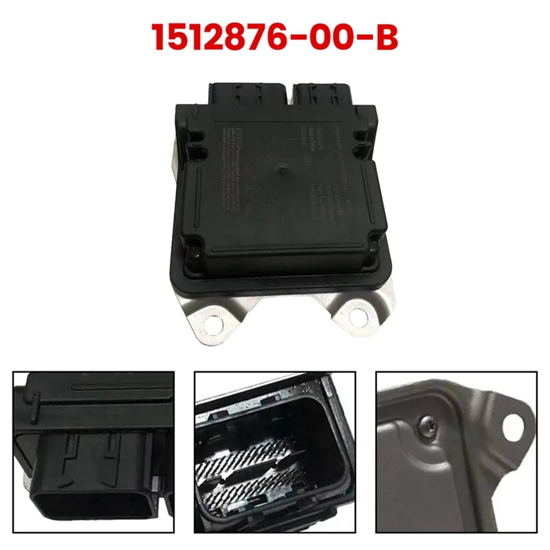 

1 PCS 1512876-00-B Car Restraint Diagnostic Computer Module Black & Silver ABS+Metal For TESLA MODEL 3 Y S X