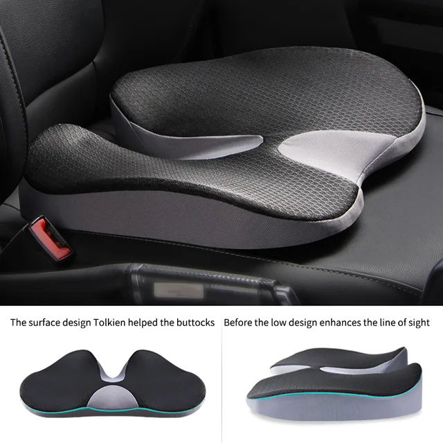 Coussin orthopédique antidérapant en mousse à mémoire de forme, coussin de Prostate pour coccyx, soulagement de la douleur, chaise confortable, siège de voiture 2