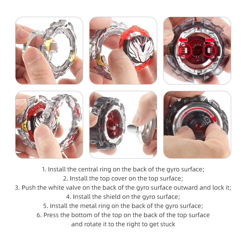 Spinning Top Toy B-195 Spinning Tops Prominence Valkyrie DB Dynamite Battle Set Toys for Children