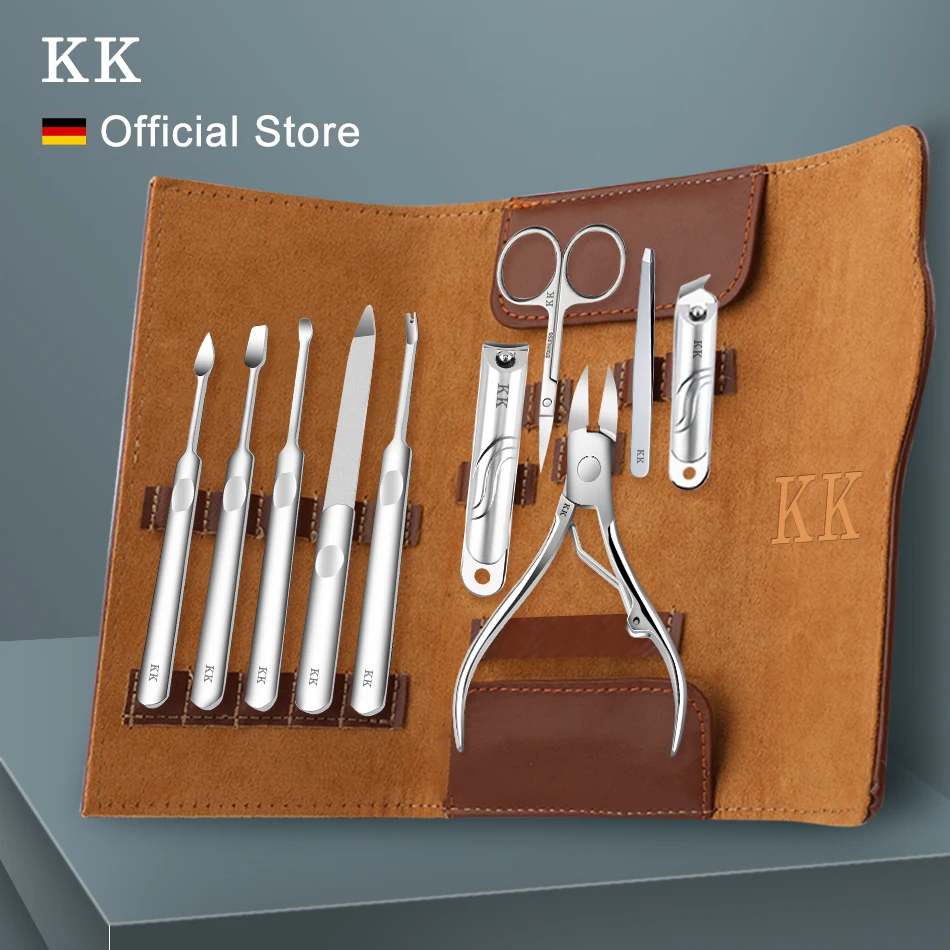 Инструменты для маникюра и педикюра из нержавеющей стали 10 в 1 |