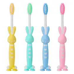 Kids' Cartoon Character Toothbrush - Extra Soft Bristles (4PCs)