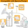 Backflow Protector 2PCS Tubing 2PCS and Duckbill Valves 4PCS Replacement Pump Part Compatible with Spectra S1/S2/9Plus 3