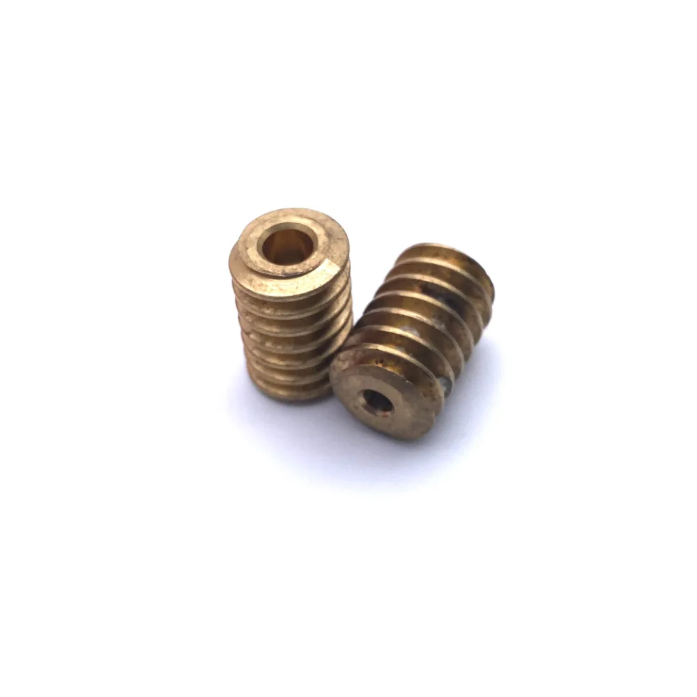 Plastic Gears 18MM Copper Worm Gear DIY Motor Spindle Reduction GEAR Hole 3.175MM AND 5MM