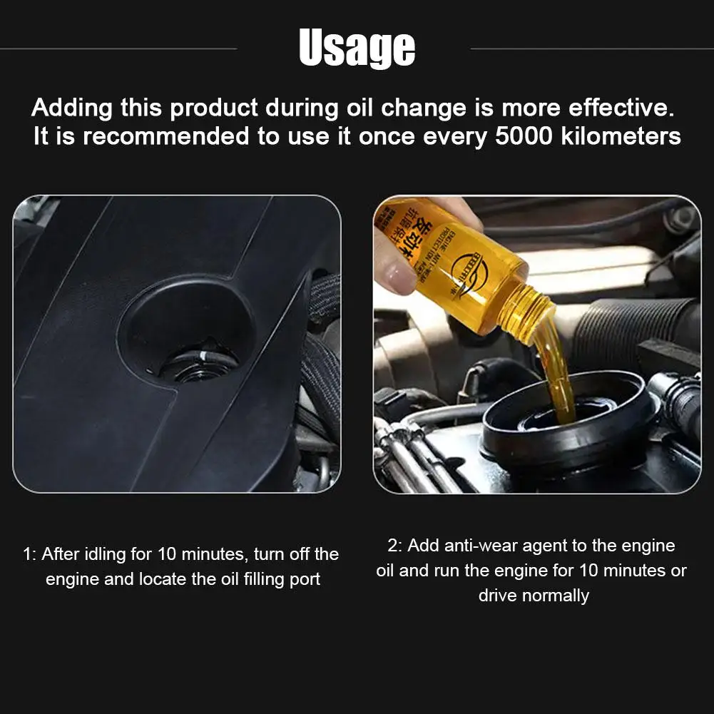 Engine Anti Wear Lubrication Oil Additive for Car Maintenance