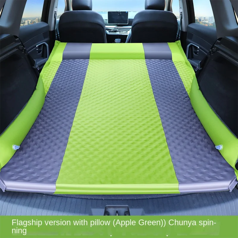 Car Travel Bed Inflatable Air Mattress with Air Pump Self-driving Tour Bed SUV Outdoor Camping Sleeping Mat Interior Accessories