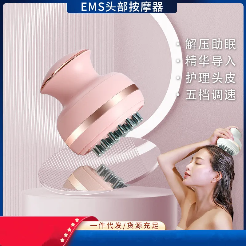 

Electric Meridian Brush Scraping Abdomen Rubbing Head Dredging Instrument Whole Body Massage Micro-Current Beauty Instrument