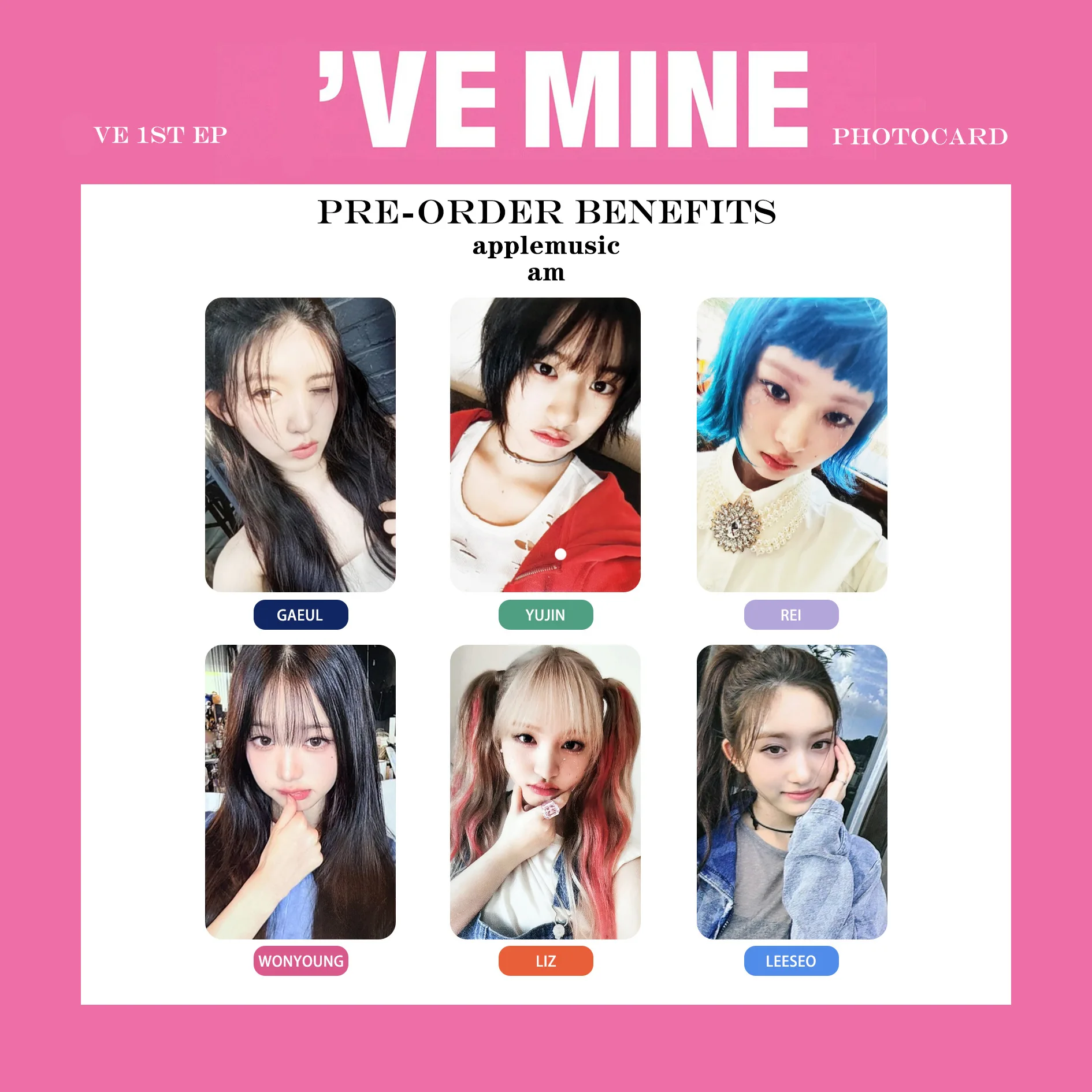 

6 шт./набор Kpop Idol I has Lomo Cards 2023 T 1-й EP Ihas MINE AM Photocards Photo Card открытка для коллекции поклонников