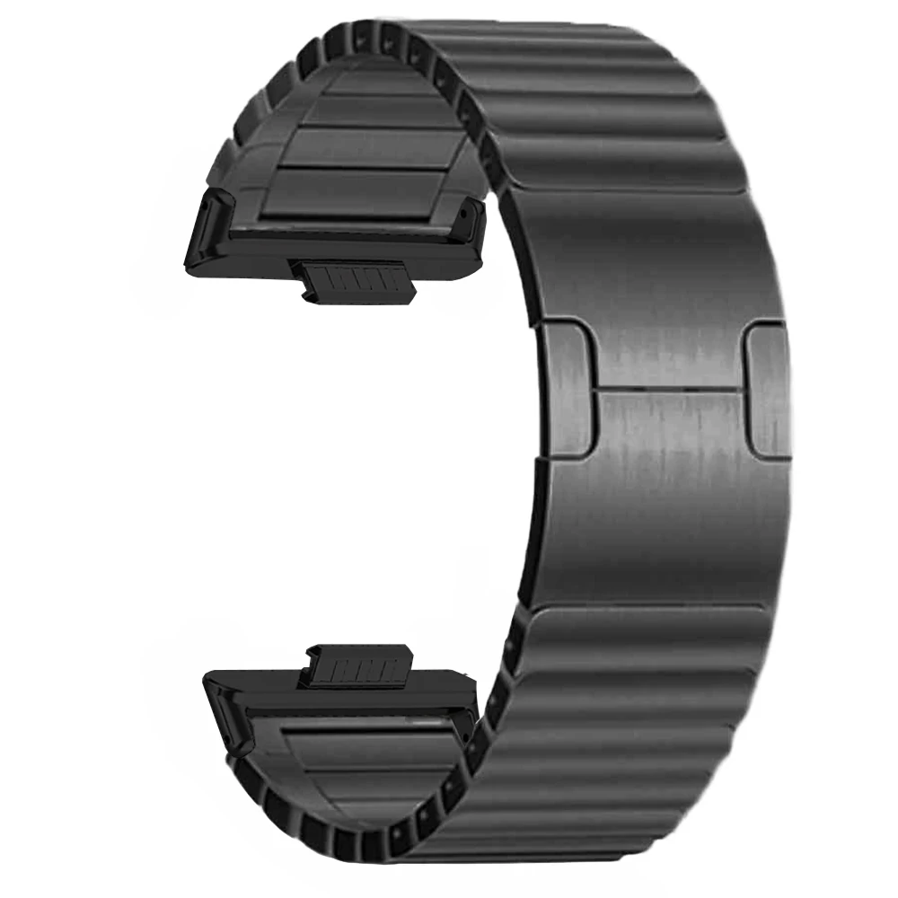 Stainless Steel Strap with Original Buckle for Smartwatch Replacement