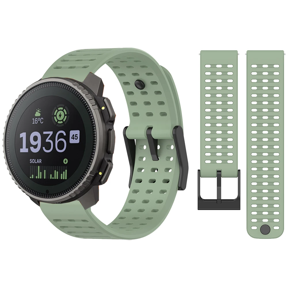 22mm Silikon armband Nadel schnalle für Suunto 9 Peak Pro,Suunto 5  