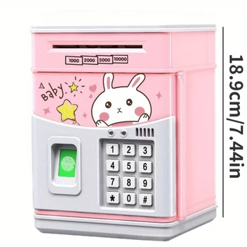 WizKidz Piggy Bank for Kids Electronic Money Bank with Fingerprint Code Drawing Fun Savings Toy for Boys and Girls Birthday Gift 1