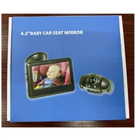 VB008 радионяня для непослушного ребенка, мальчика, девочки, детская камера наблюдения на заднем сиденье, 4,3-дюймовый дисплей, радионяня, монитор плача — изображение 5