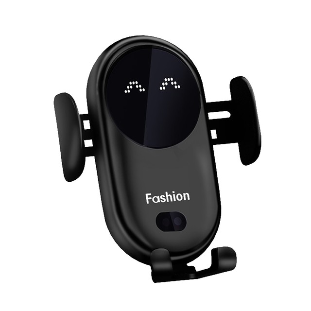 Wireless Charger Holder Wireless Charging Stand Charger Auto-sensing LED Mobile Phone Holder Car Mount Air Vent Phone Holder