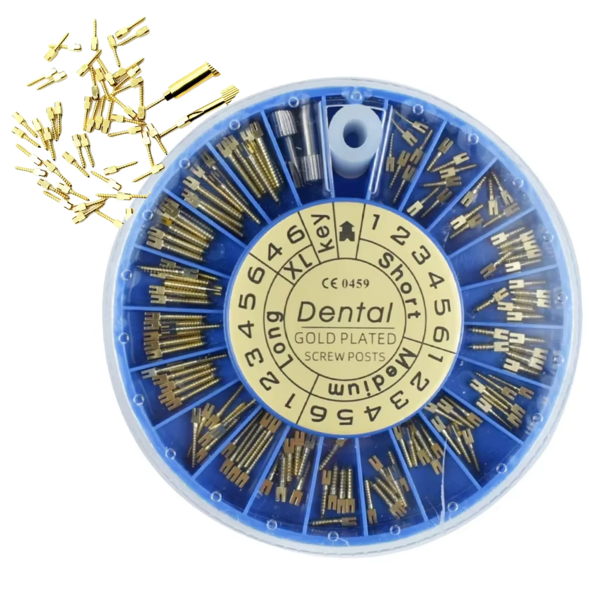 120pcs/box Dental Endodontic Conical Screw Post Endo Root Canal Pins ...