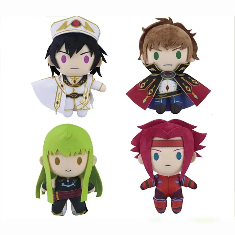 

Original Genuine GSC Kururugi Suzaku Kallen Stadtfeld Lelouch Lamperouge C.C. Cartoon Anime Figure Stuffed Plush Doll Toys