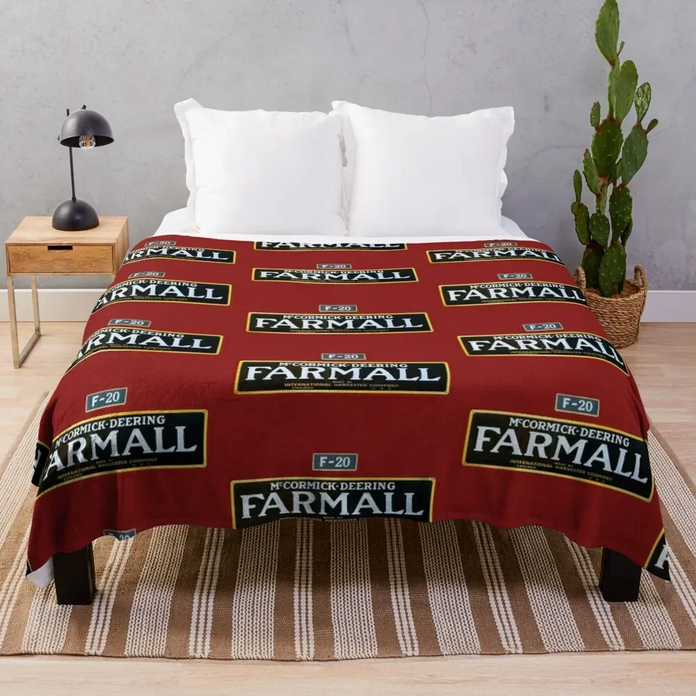 

Farmall Throw Blanket Retros Thin For Sofa Thin Soft Plush Plaid Blankets